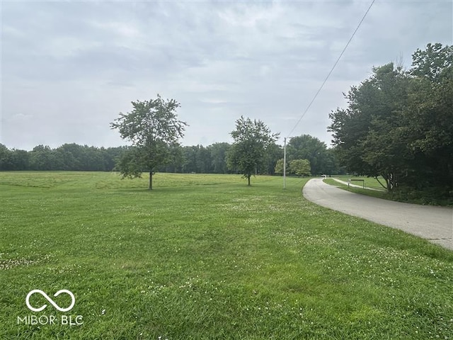 1640 Lawton Ave, Columbus, IN 47201 - view of grassy yard with a view of trees