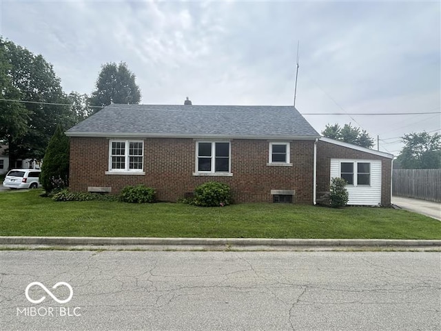 1640 Lawton Ave, Columbus, IN 47201 - ranch-style house featuring brick siding and roof with shingles