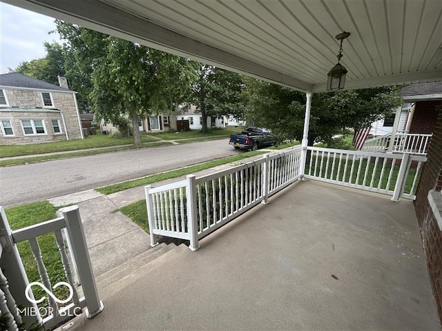 1640 Lawton Ave, Columbus, IN 47201 - view of covered porch