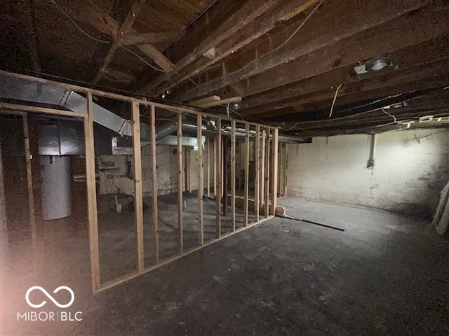 1640 Lawton Ave, Columbus, IN 47201 - view of unfinished below grade area