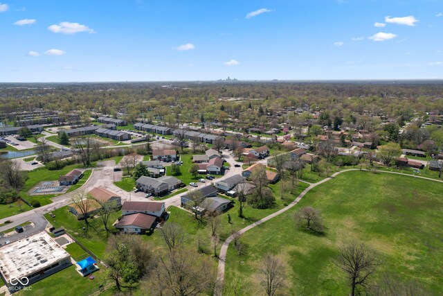 4464 Four Seasons Cir, Indianapolis, IN 46226 - aerial view with a residential view