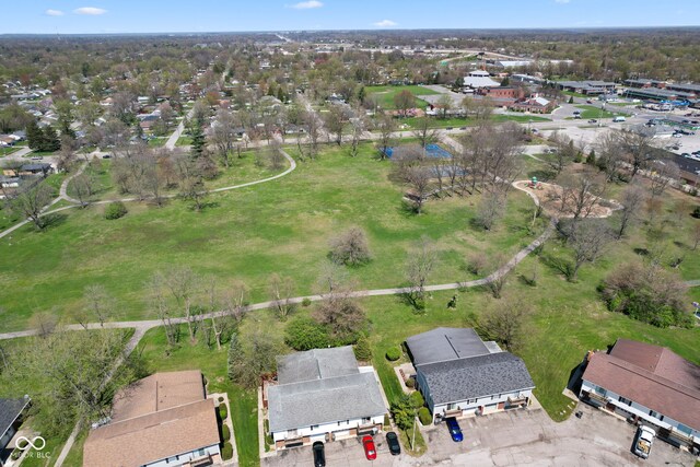 4464 Four Seasons Cir, Indianapolis, IN 46226 - drone / aerial view featuring a residential view