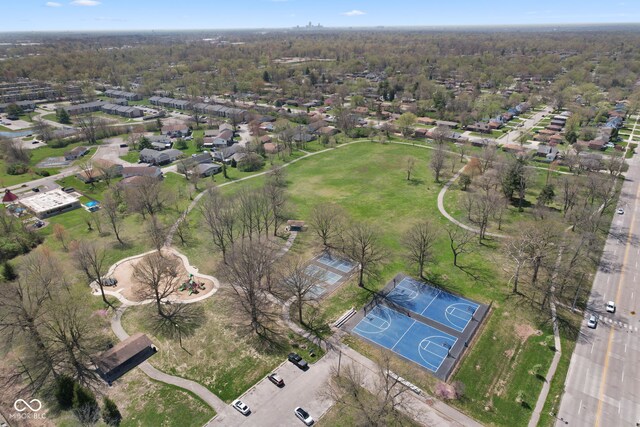 4464 Four Seasons Cir, Indianapolis, IN 46226 - birds eye view of property