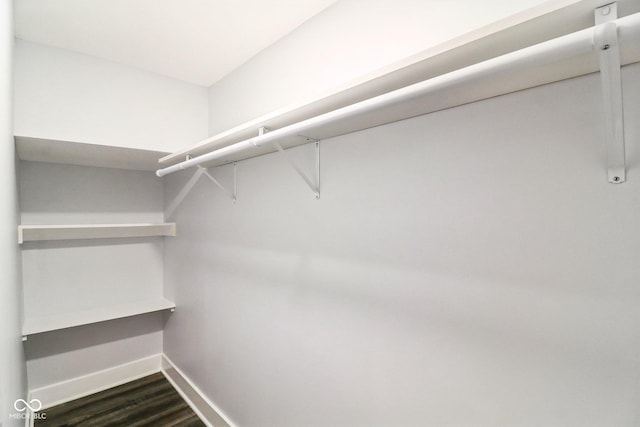 625 N Temple Ave, Indianapolis, IN 46201 - walk in closet with dark wood finished floors