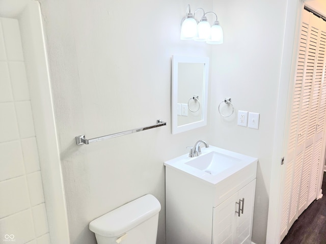 2465 N Eaton Ave, Indianapolis, IN 46219 - bathroom featuring vanity and toilet