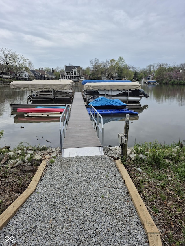 11264 Fonthill Dr, Indianapolis, IN 46236 - view of dock with a water view