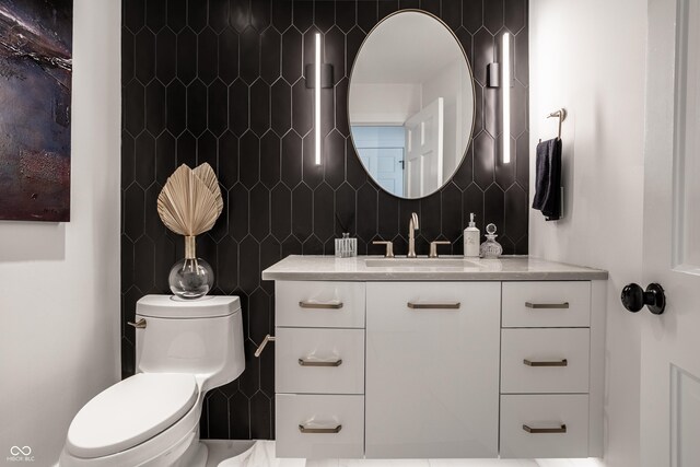 1995 W 116th St, Carmel, IN 46032 - bathroom featuring vanity and toilet