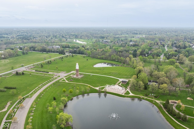1995 W 116th St, Carmel, IN 46032 - drone / aerial view featuring a water view