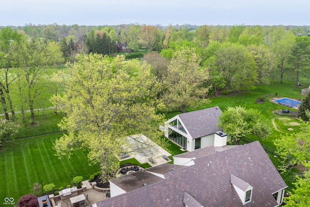 1995 W 116th St, Carmel, IN 46032 - aerial view featuring a forest view