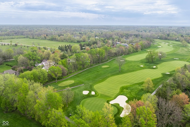 1995 W 116th St, Carmel, IN 46032 - drone / aerial view with view of golf course