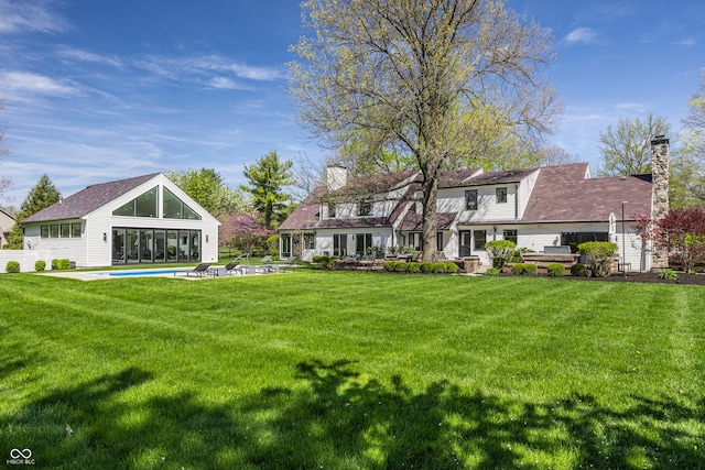 1995 W 116th St, Carmel, IN 46032 - view of yard with an outdoor pool