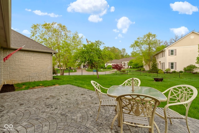 view of patio / terrace with outdoor dining space