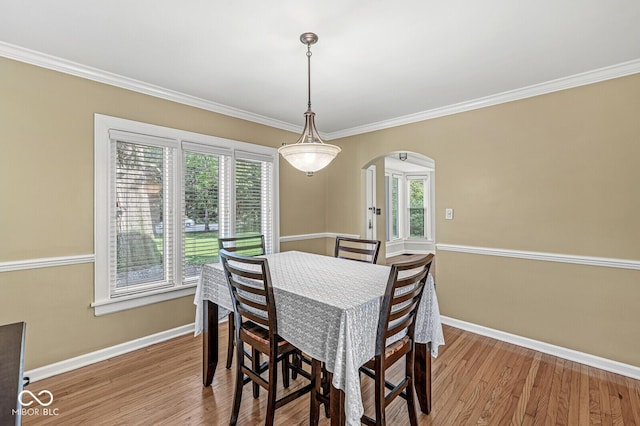 5747 Allisonville Rd, Indianapolis, IN 46220 - dining room featuring a wealth of natural light, wood finished floors, and baseboards