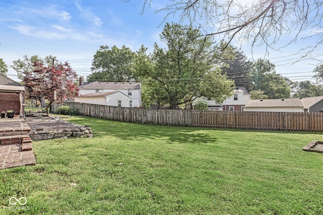 5747 Allisonville Rd, Indianapolis, IN 46220 - view of yard with a fenced backyard