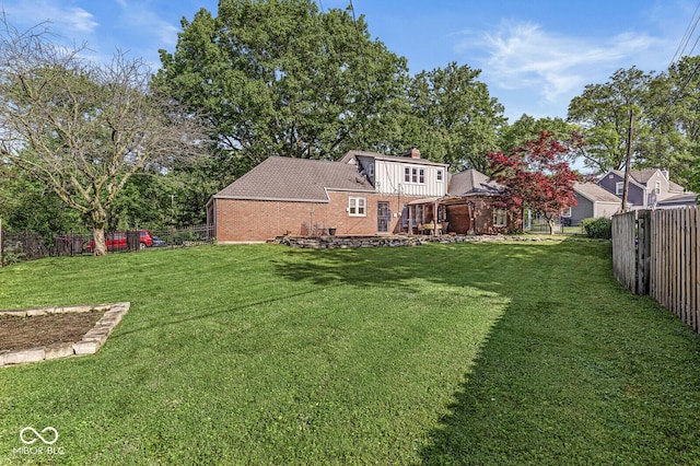5747 Allisonville Rd, Indianapolis, IN 46220 - view of yard featuring a fenced backyard