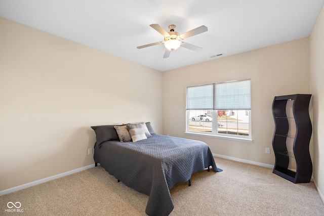7067 Hart St, Cumberland, IN 46229 - carpeted bedroom featuring baseboards and a ceiling fan