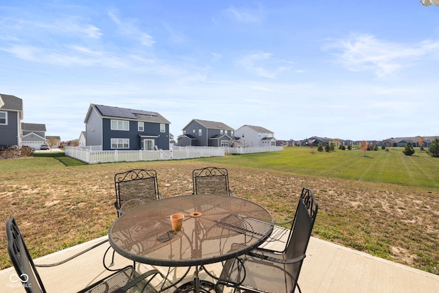 7067 Hart St, Cumberland, IN 46229 - view of patio with a residential view and outdoor dining space