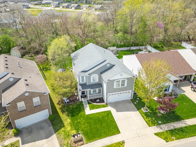 853 Westpointe Dr, Shelbyville, IN 46176 - drone / aerial view with a residential view