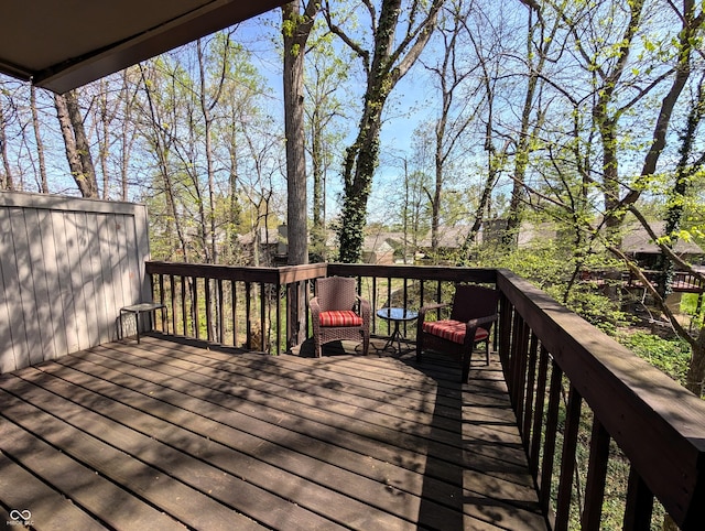view of deck