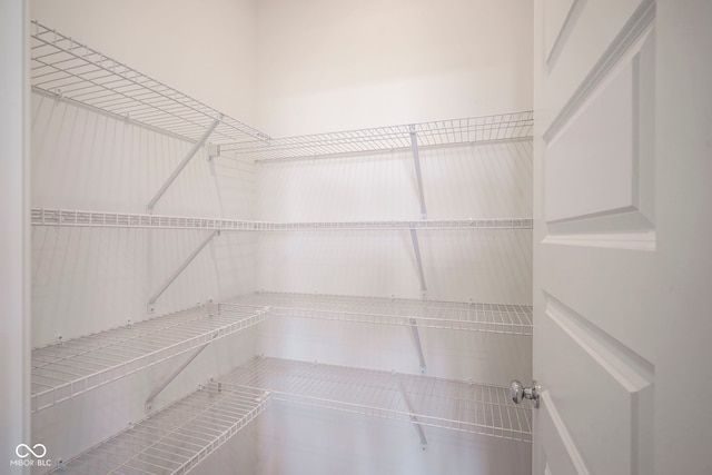 view of storage area