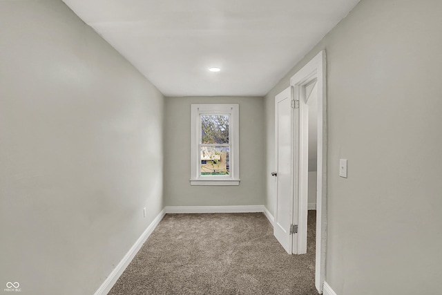 734 N Bradley Ave, Indianapolis, IN 46201 - hall featuring baseboards and carpet flooring