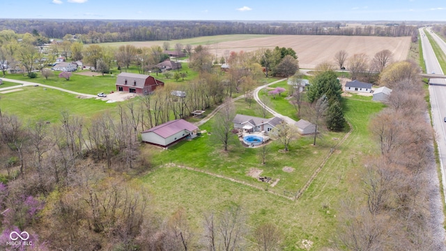 1301 N Maple St, Veedersburg, IN 47987 - drone / aerial view with a rural view