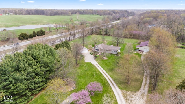 1301 N Maple St, Veedersburg, IN 47987 - bird's eye view featuring a water view