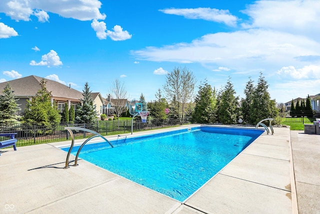 13836 Fieldcrest Dr, Mccordsville, IN 46055 - view of pool featuring fence, a patio area, and a fenced in pool