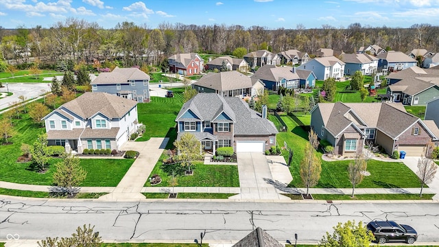 13836 Fieldcrest Dr, Mccordsville, IN 46055 - aerial view with a residential view