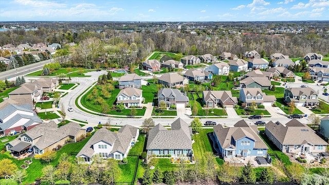 13836 Fieldcrest Dr, Mccordsville, IN 46055 - aerial view featuring a residential view