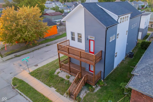 2302 Prospect St, Indianapolis, IN 46203 - drone / aerial view featuring a residential view