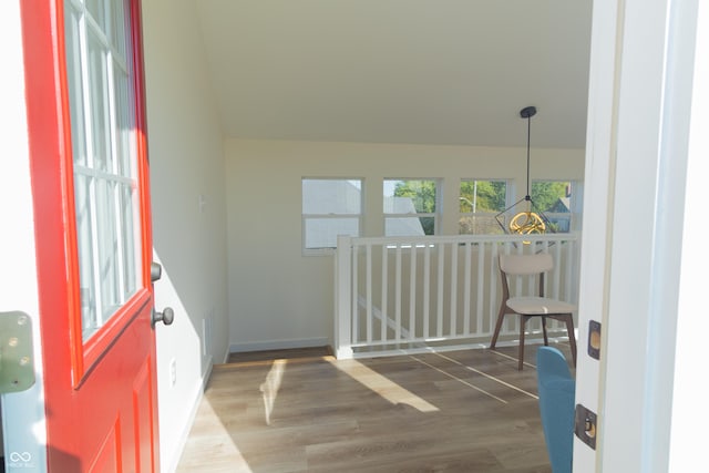 2302 Prospect St, Indianapolis, IN 46203 - interior space with wood finished floors, visible vents, and baseboards