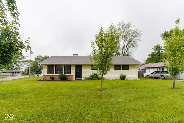 4917 Algonquin Trl, Kokomo, IN 46902 - single story home with a front lawn and brick siding
