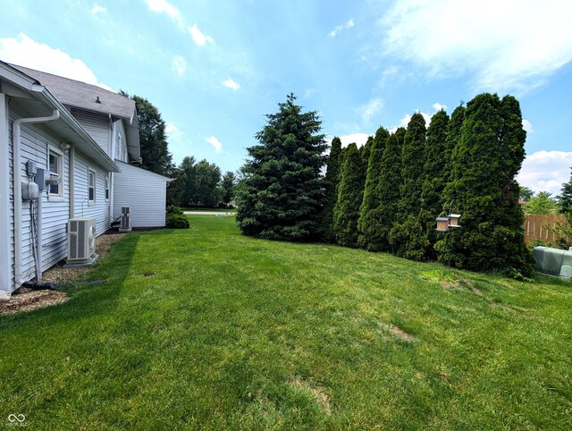 4335 River Rd, Columbus, IN 47203 - view of green lawn featuring cooling unit