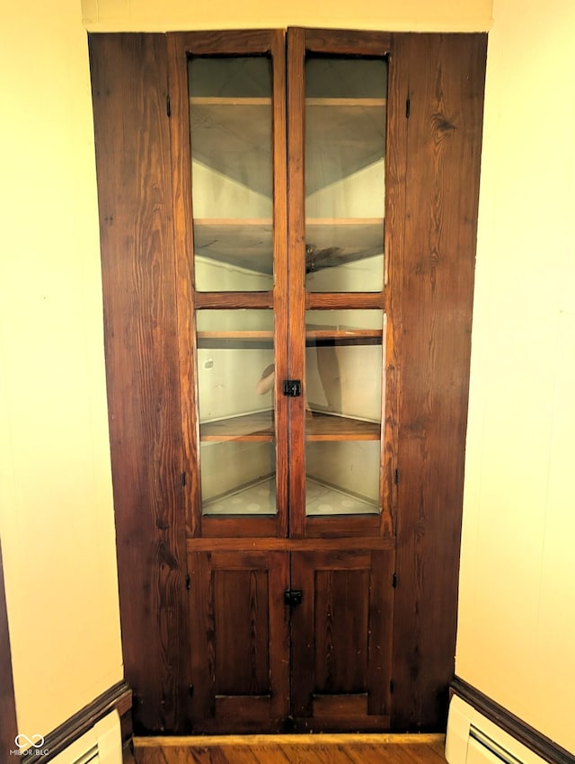 4335 River Rd, Columbus, IN 47203 - detailed view of a baseboard radiator