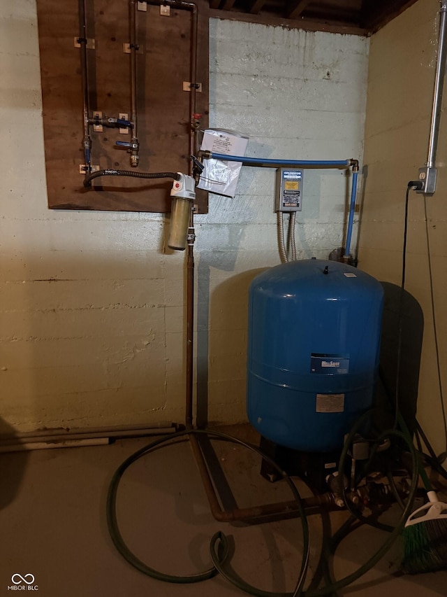 view of utility room
