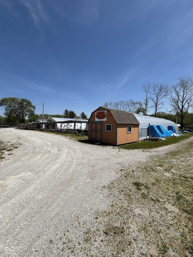 3333 S Sr 9, Greenfield, IN 46140 - view of parking / parking lot with a shed