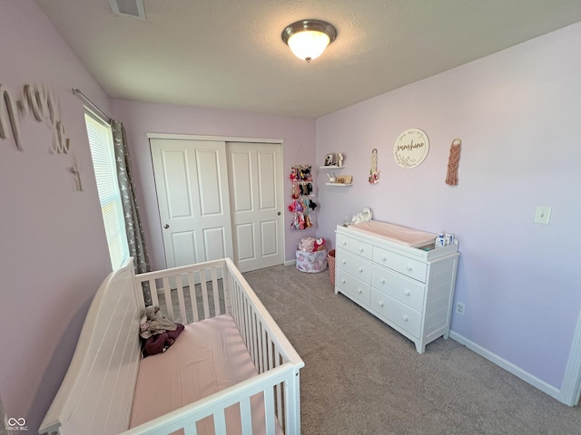 4245 W Fork Dr, Westfield, IN 46062 - bedroom featuring carpet, a closet, and baseboards
