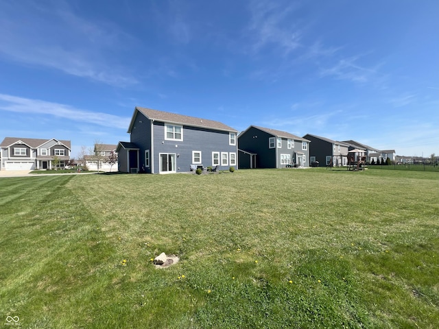 4245 W Fork Dr, Westfield, IN 46062 - back of house with a lawn