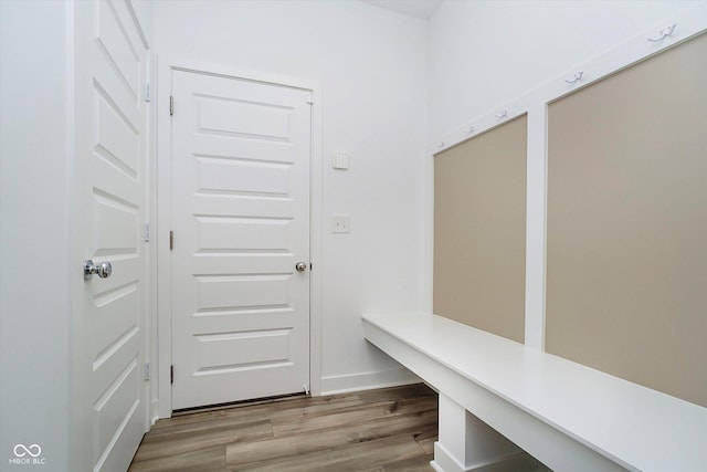 8654 Tripp Rd, Pendleton, IN 46064 - mudroom with wood finished floors and baseboards