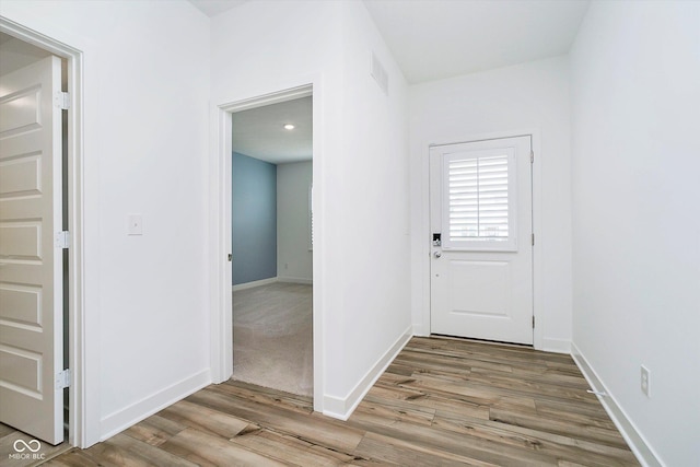 8654 Tripp Rd, Pendleton, IN 46064 - entryway featuring wood finished floors and baseboards
