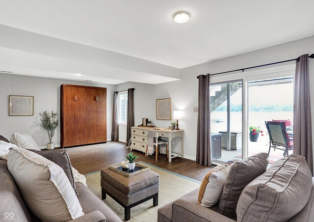 3646 Beach Blvd, Cicero, IN 46034 - living room with wood finished floors and baseboards