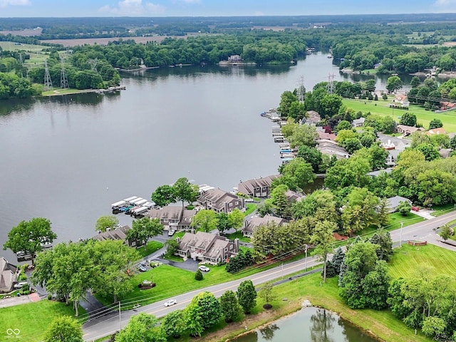 3646 Beach Blvd, Cicero, IN 46034 - aerial view of residential area featuring a large body of water
