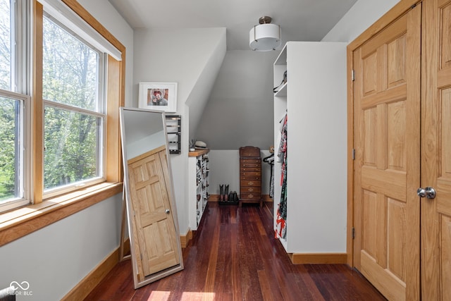 8551 E 300 S, Zionsville, IN 46077 - additional living space featuring dark wood finished floors and baseboards