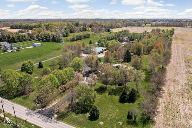 8551 E 300 S, Zionsville, IN 46077 - aerial view with a rural view