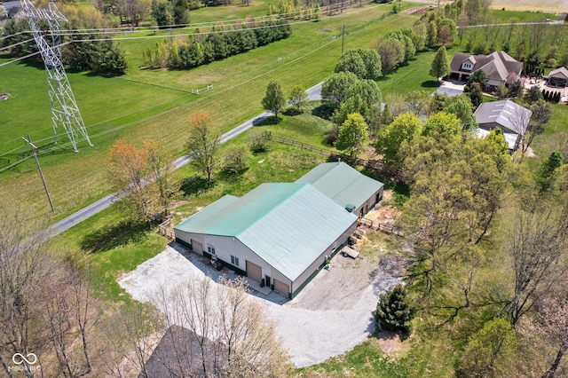8551 E 300 S, Zionsville, IN 46077 - drone / aerial view with a rural view