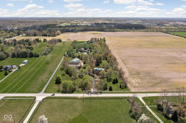 8551 E 300 S, Zionsville, IN 46077 - bird's eye view featuring a rural view