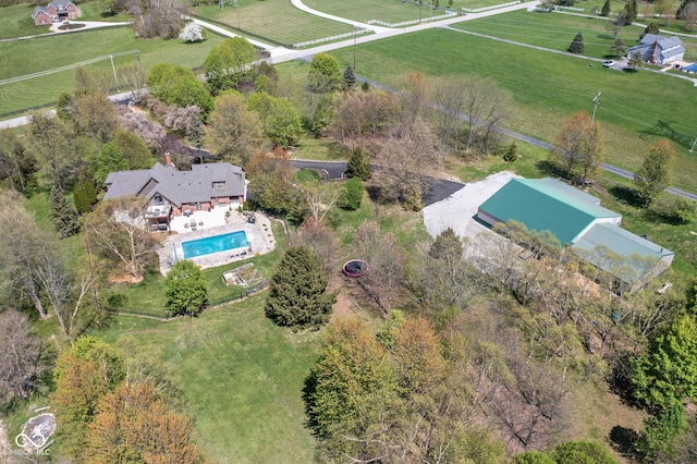 8551 E 300 S, Zionsville, IN 46077 - aerial view with a rural view
