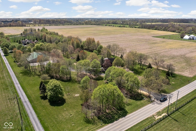 8551 E 300 S, Zionsville, IN 46077 - drone / aerial view featuring a rural view