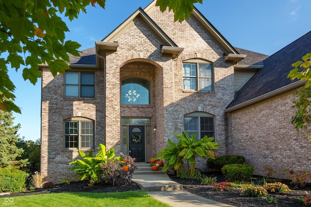 view of front facade with brick siding